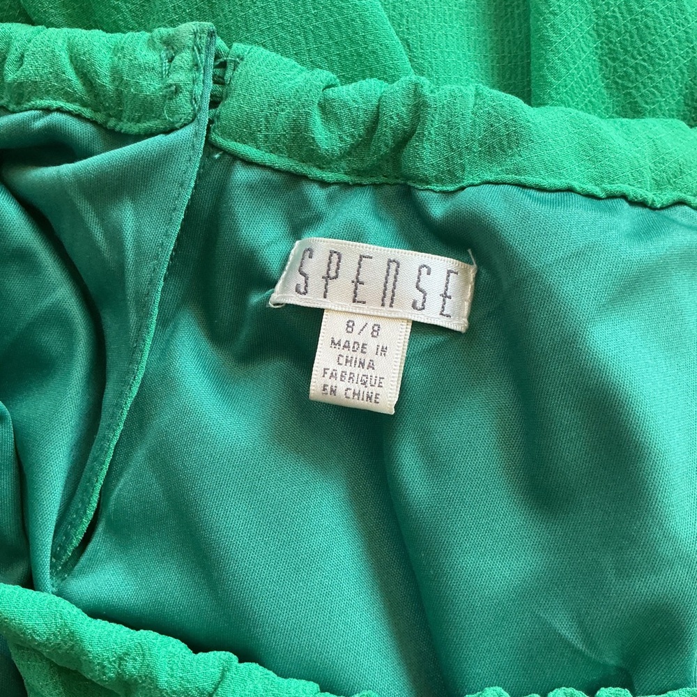 NWT Spense Summer Dress Lined Green Size 8 Women's Strap Maxi Halter Type - Picture 9 of 9